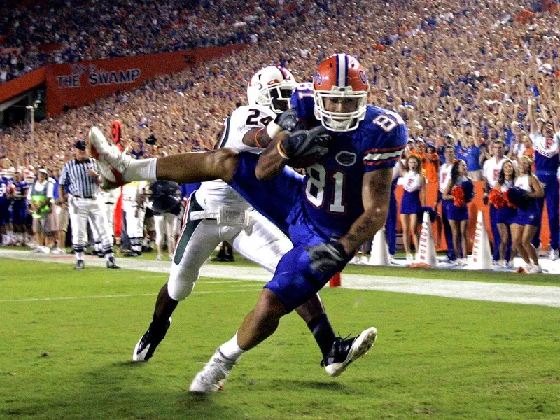 Florida tight end Aaron Hernandez