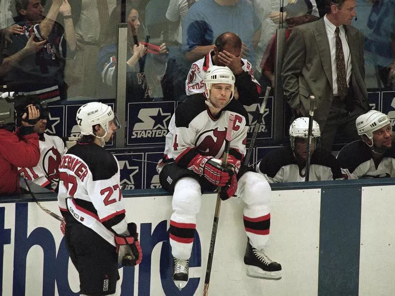 New Jersey Devils defenseman Scott Stevens