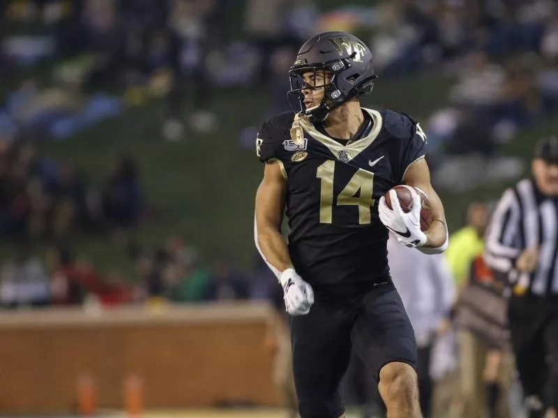 Wake Forest wide receiver Sage Surratt