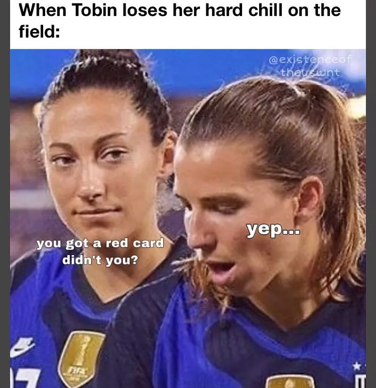 Tobin Heath and Christen Press interaction