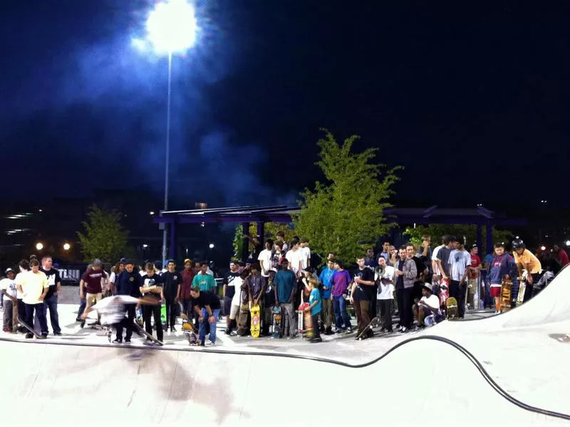 Historic Fourth Ward Skate Park in Atlanta, Georgia