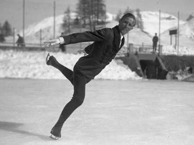 Ulrich Salchow competing