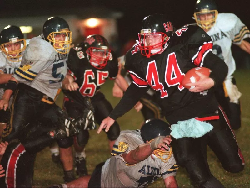 Whittemore-Prescott High running back Tom Tyson