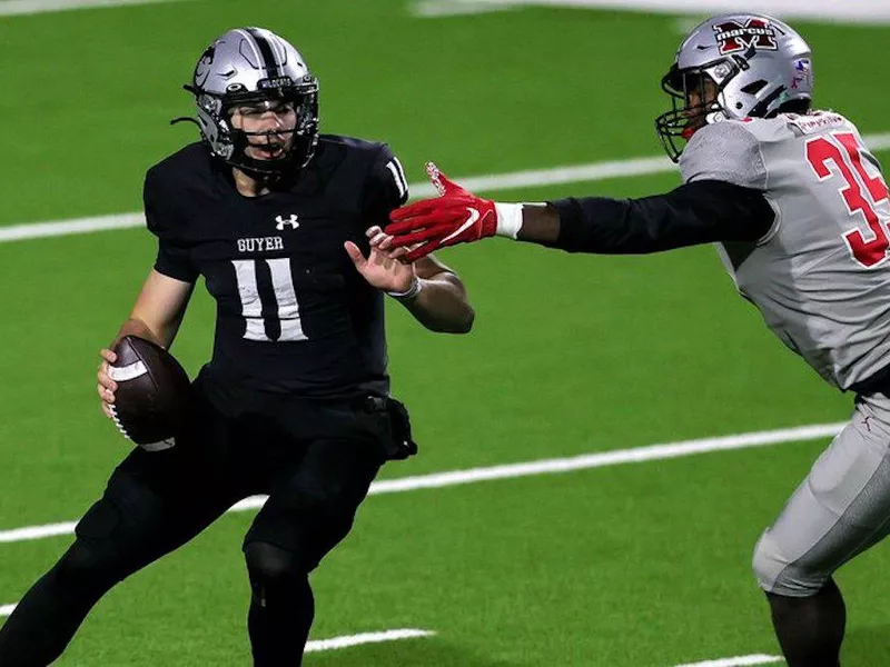 Guyer High quarterback Jackson Arnold