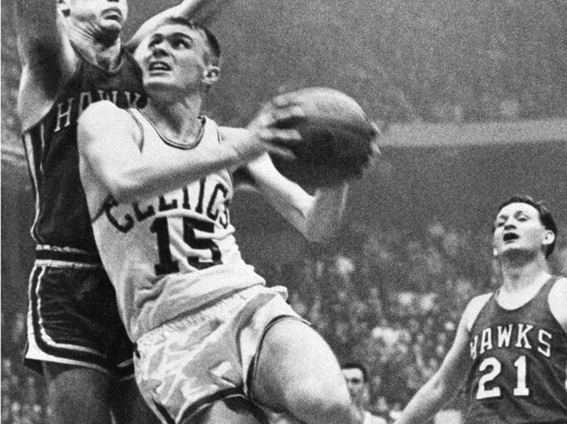 Tommy Heinsohn and Bob Pettit