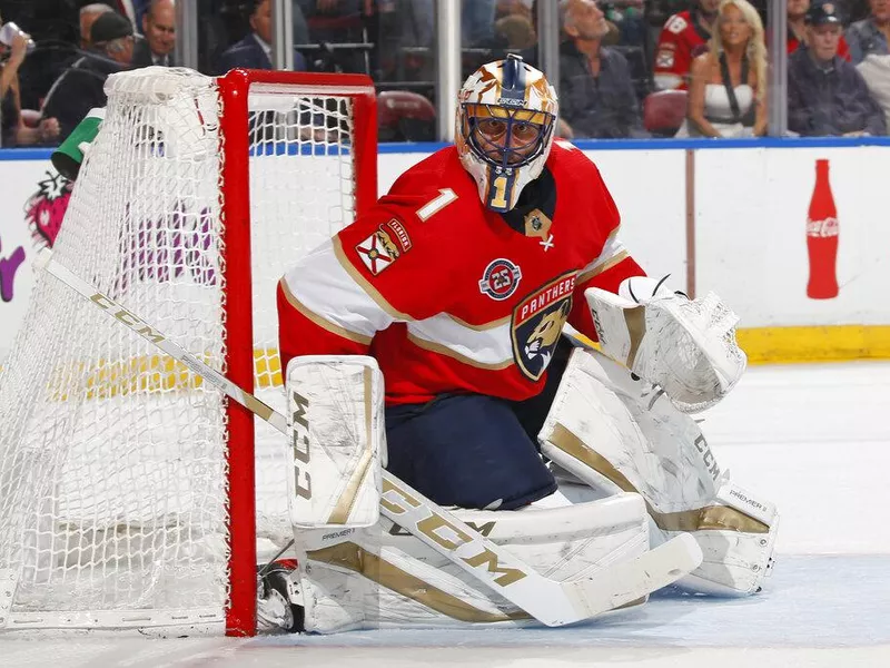 Florida Panthers goaltender Roberto Luongo