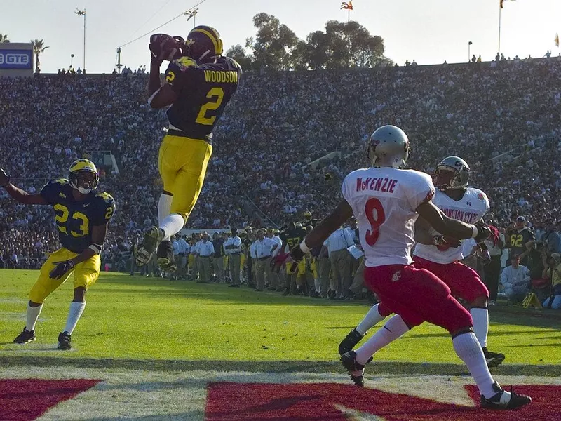 Michigan cornerback Charles Woodson