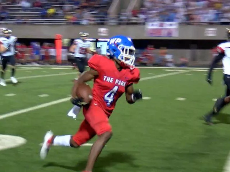 Wheeling Park wide receiver Jerrae Hawkins