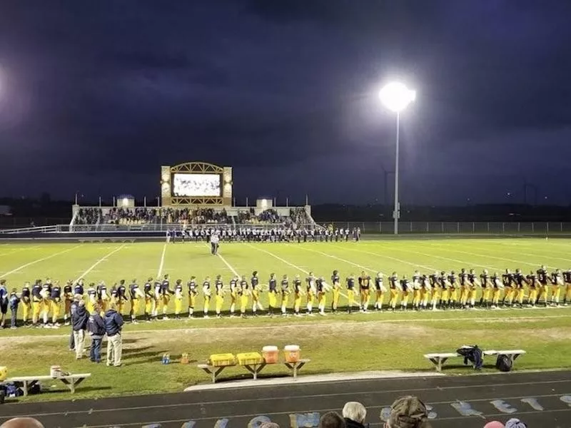 Ithaca Community Stadium in Ithaca, Michigan