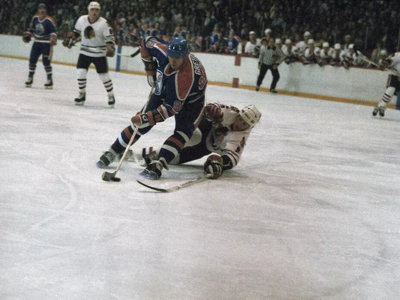 Wayne Gretzky and Jack O'Callahan