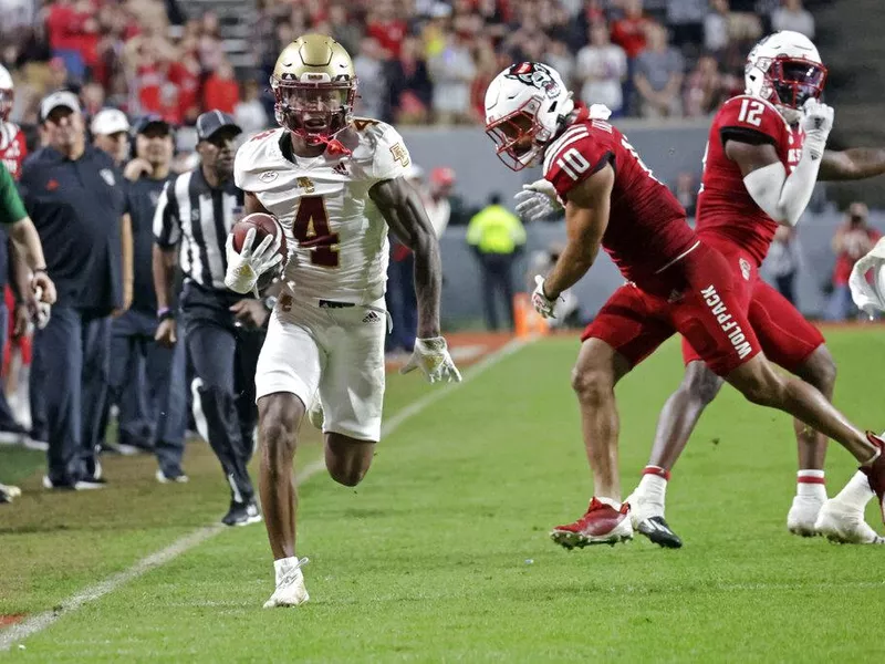 Boston College wide receiver Zay Flowers