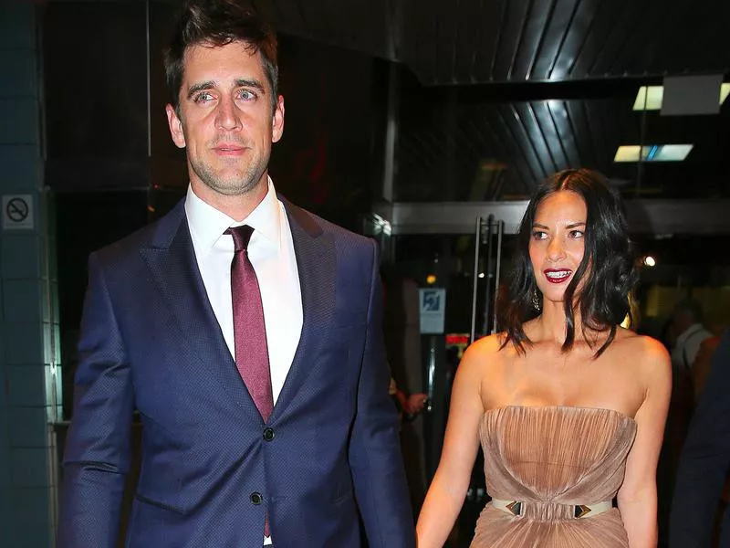 Olivia Munn and Aaron Rodgers