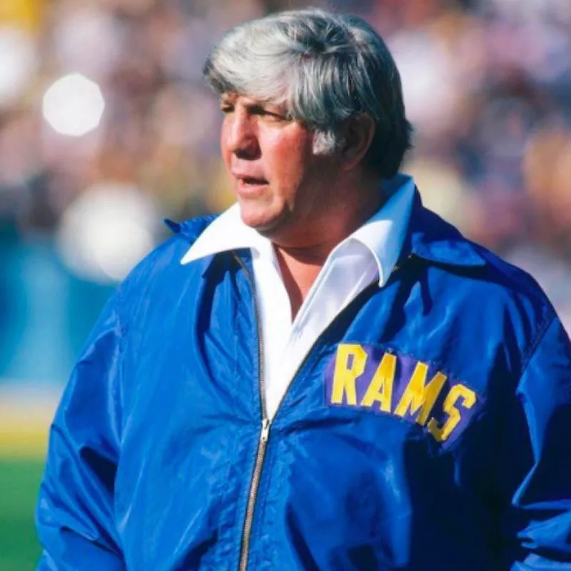 Ray Malavasi coaching Rams