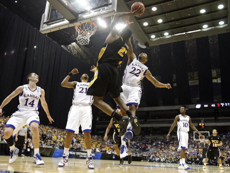 Kansas vs. VCU in San Antonio in Houston