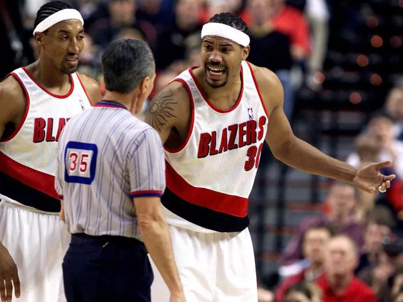 Portland Trail Blazers forward Rasheed Wallace