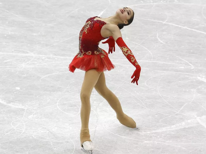 Russian figure skater Alina Zagitova