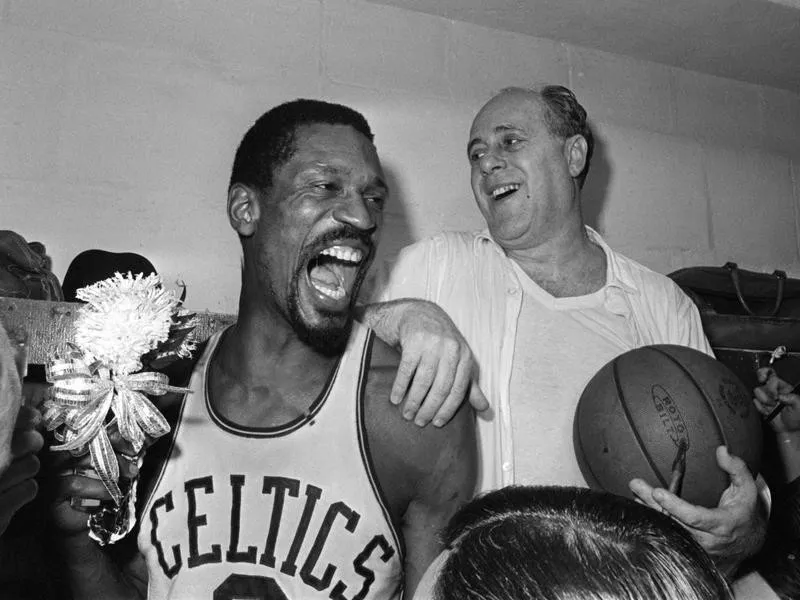 Bill Russell and Red Auerbach