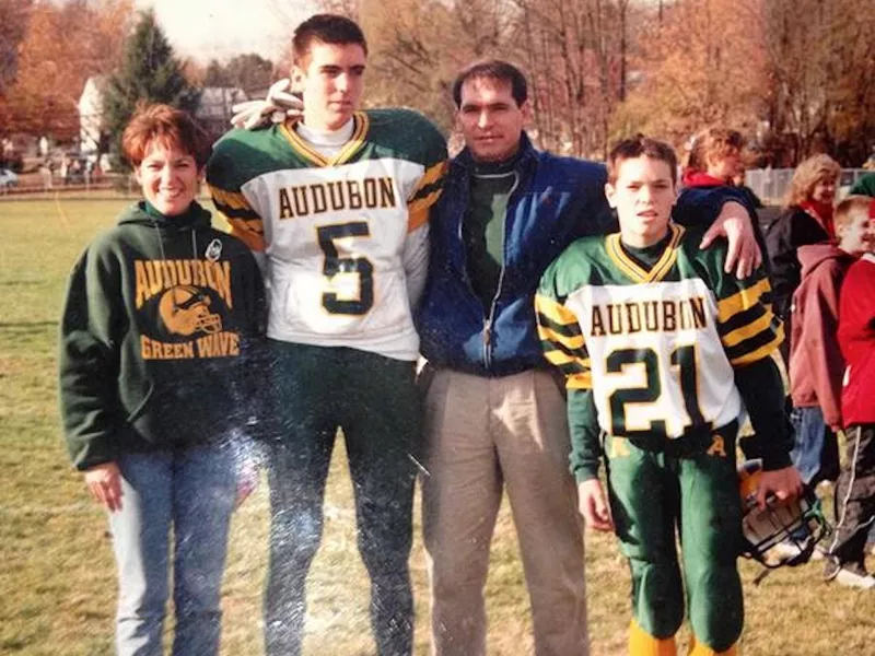 Joe Flacco at Audubon High School