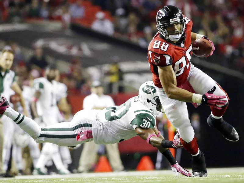 Atlanta Falcons tight end Tony Gonzalez