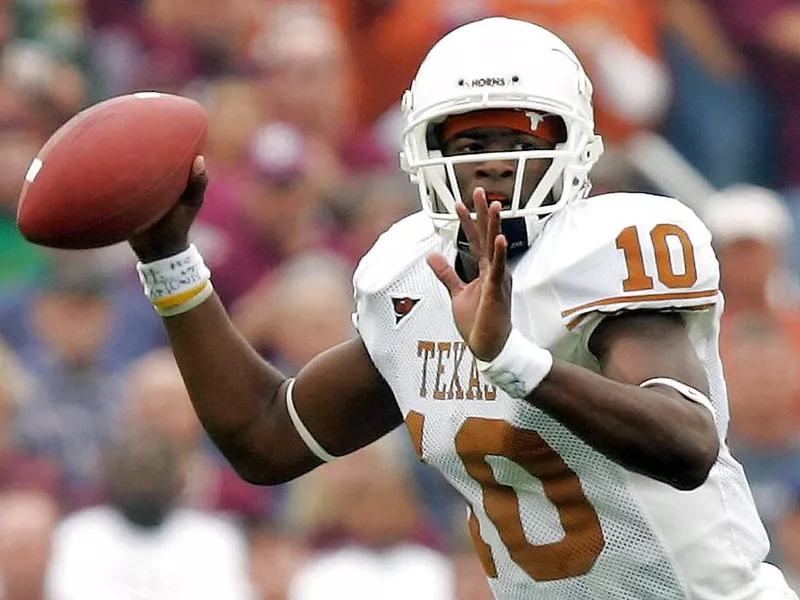 Texas quarterback Vince Young