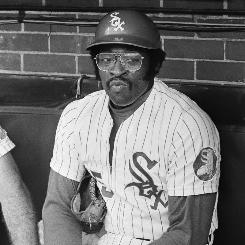 Dick Allen sitting in dugout