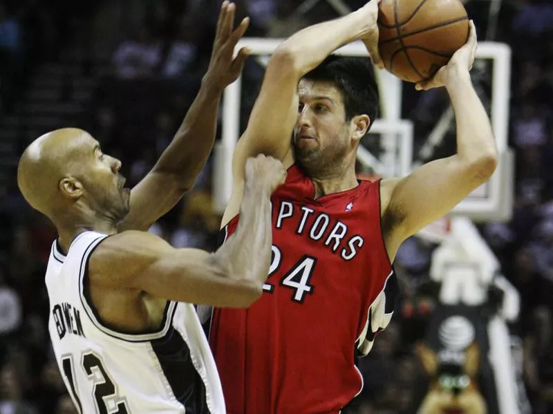 San Antonio Spurs forward Bruce Bowen