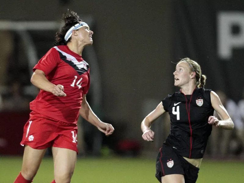 U.S. defender Becky Sauerbrunn