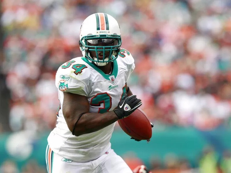 Miami Dolphins running back Ricky Williams