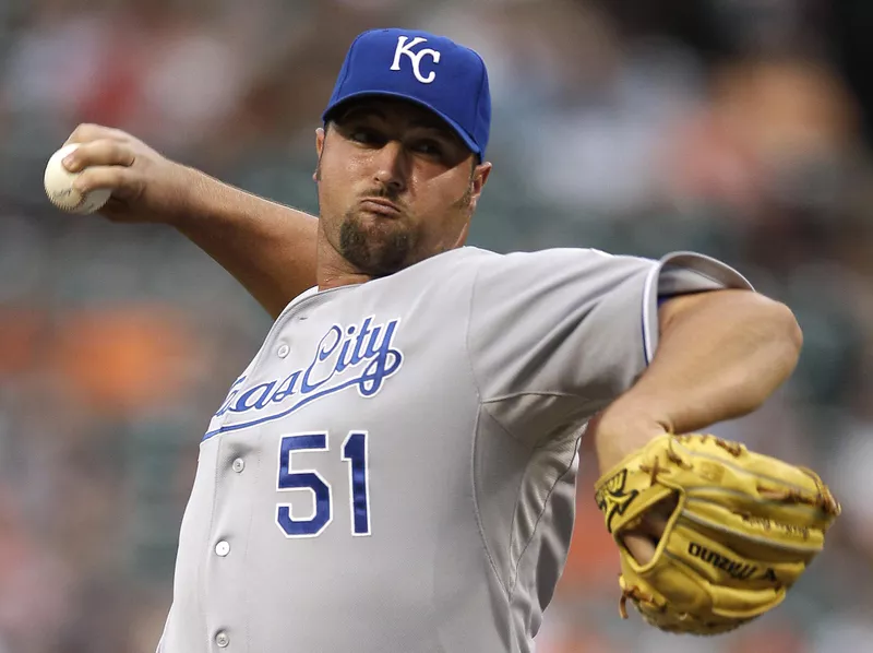 Kansas City Royals pitcher Jonathan Broxton