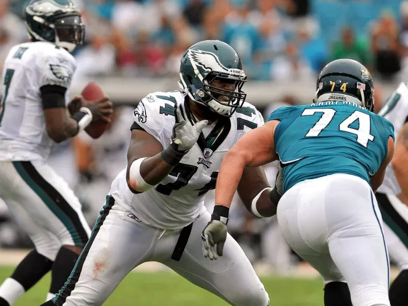 Philadelphia Eagles offensive tackle Winston Justice