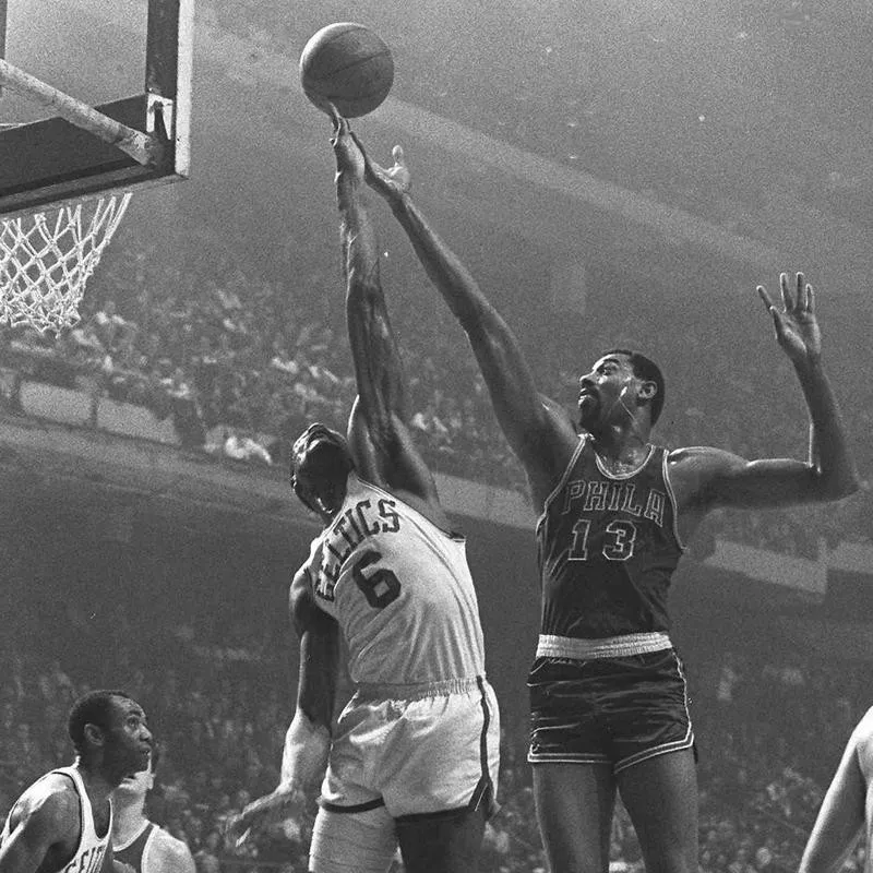 Bill Russell and Wilt Chamberlain