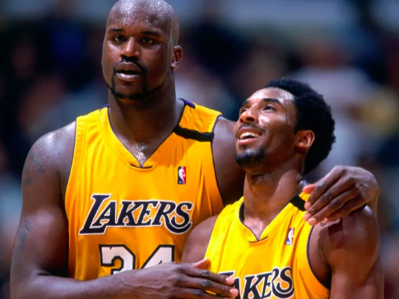 Kobe Bryant and Shaq together