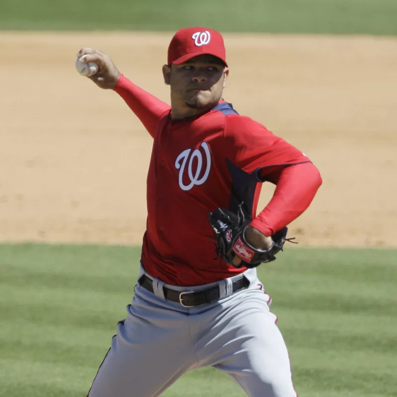 Washington Nationals pitcher Henry Rodriguez