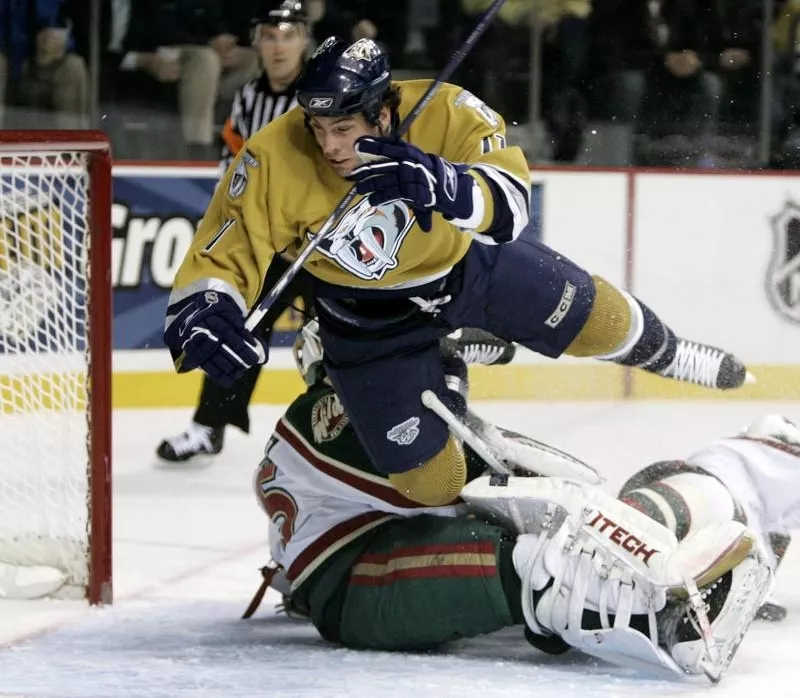 Nashville Predators center David Legwand