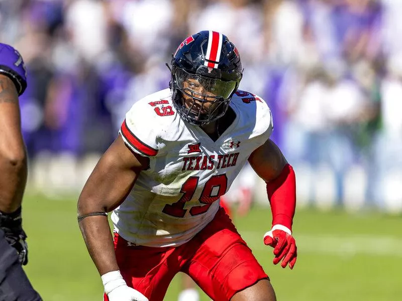 Texas Tech defensive end Tyree Wilson