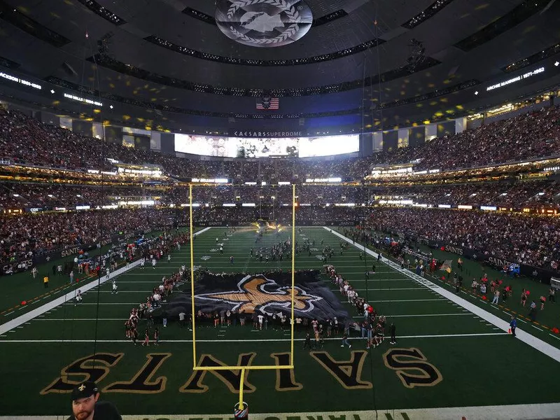 New Orleans Saints and Caesars Superdome