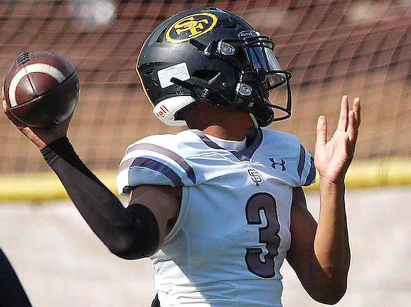 St. Frances Academy quarterback Michael Van Buren