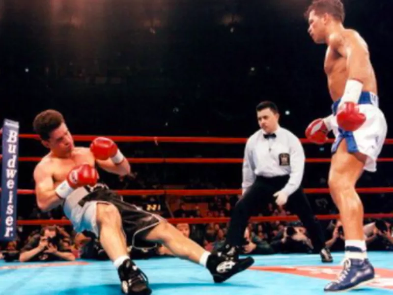 Arturo Gatti knocked out Joey Gamache