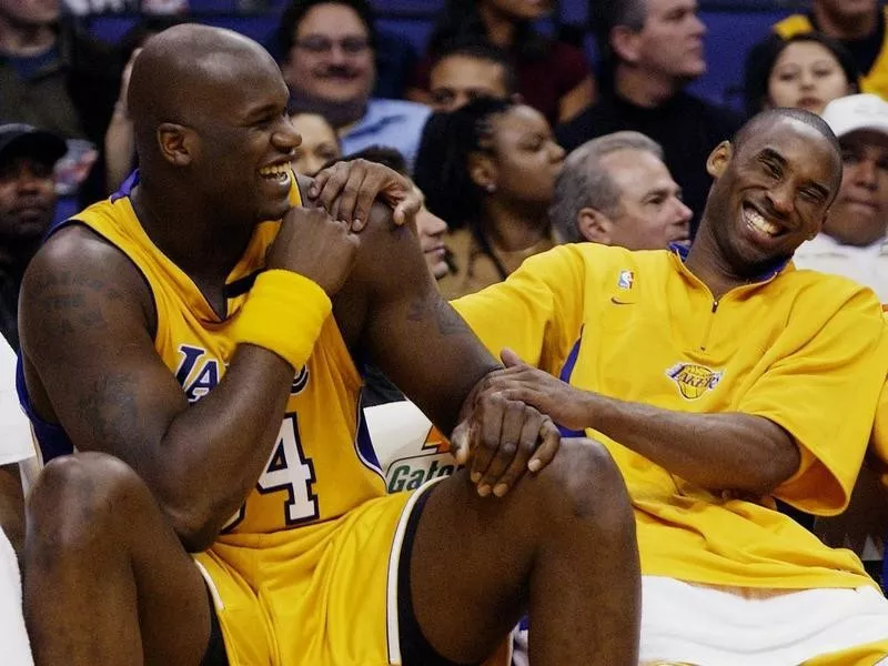 Shaquille O'Neal and Kobe Bryant