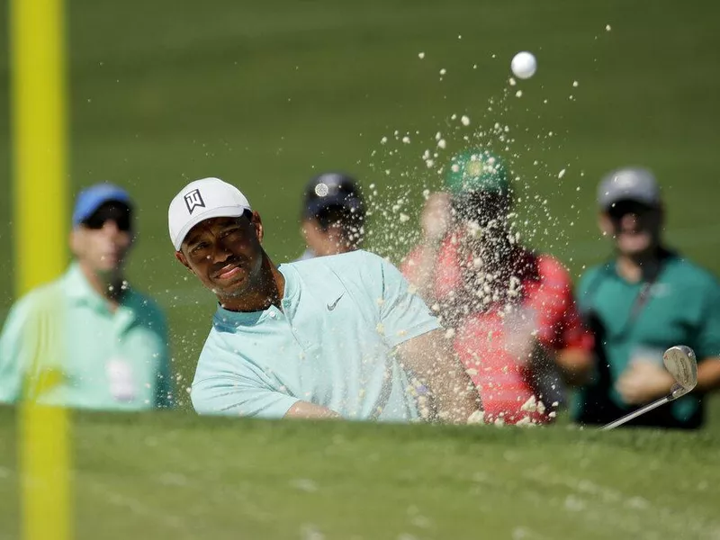 Woods at the 2019 MAsters