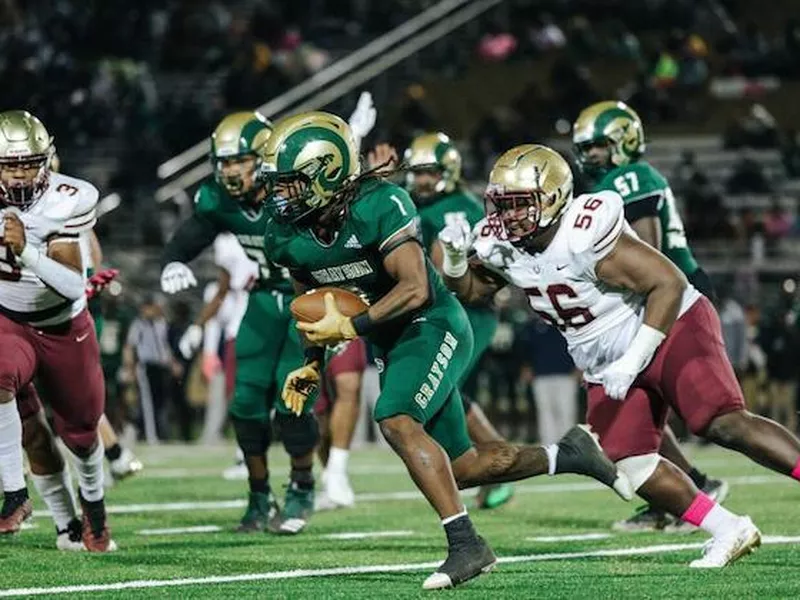 Grayson High running back Joe Taylor