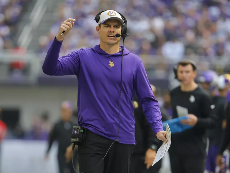 Minnesota Vikings head coach Kevin O'Connell