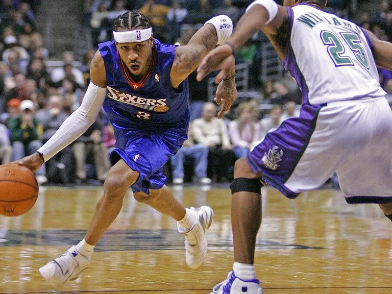 Philadelphia guard Allen Iverson