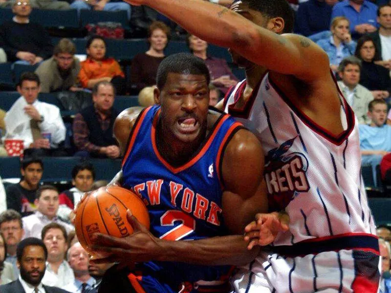 New York Knicks forward Larry Johnson