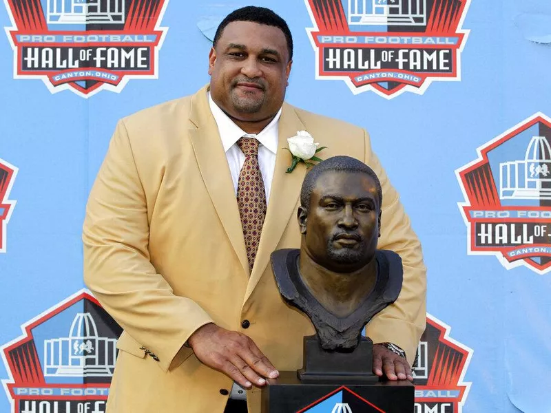 Willie Roaf at Hall of Fame in 2012