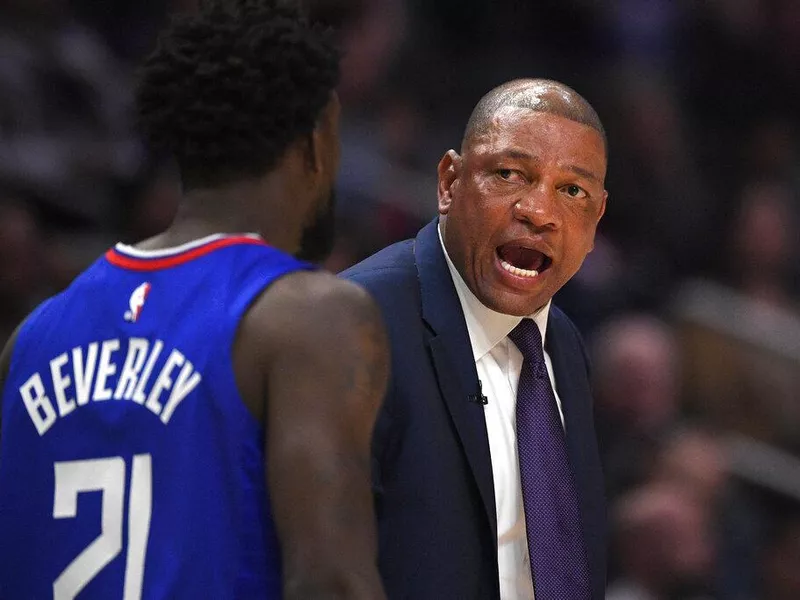 Patrick Beverley and Doc Rivers