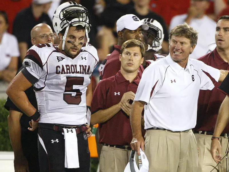 Stephen Garcia amd Steve Spurrier