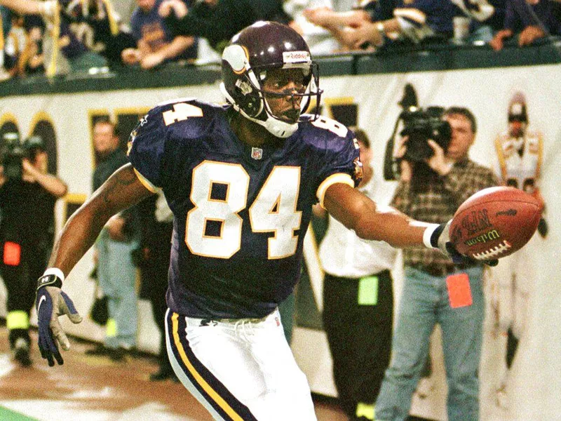 Minnesota Vikings wide receiver Randy Moss