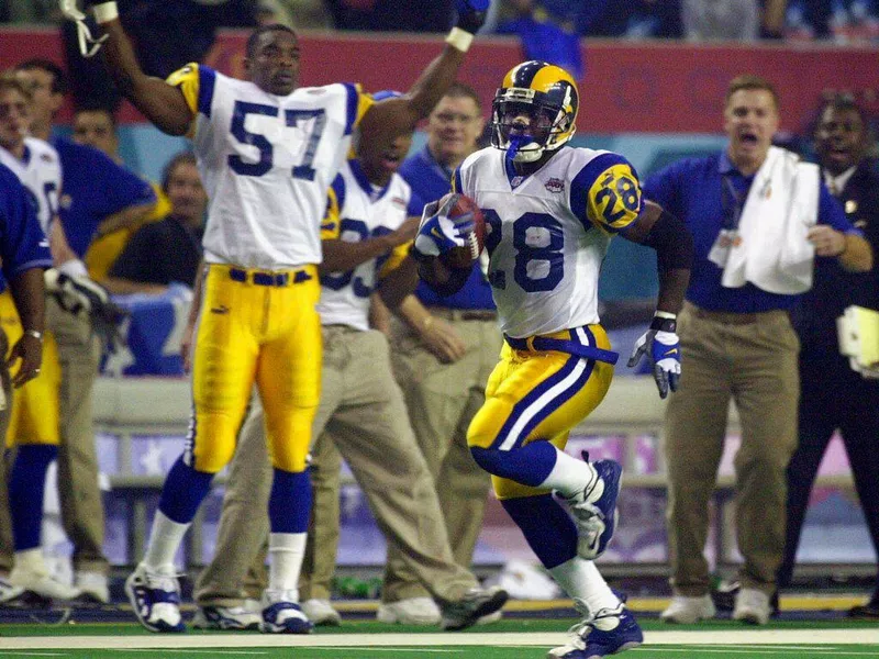 St. Louis Rams WR Marshall Faulk