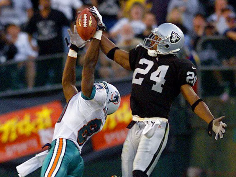 Oakland Raiders' cornerback Charles Woodson